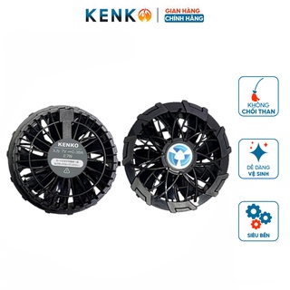 Quạt áo điều hoà không chổi than chống nước KENKO 7,4v kiểu ren xoáy,phụ kiện làm mát gắn áo điều hòa