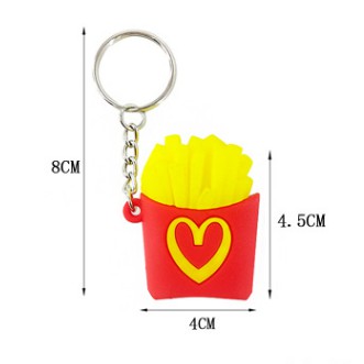 Sỉ 100 Móc khóa nhựa dẻo siêu bền, siêu cute