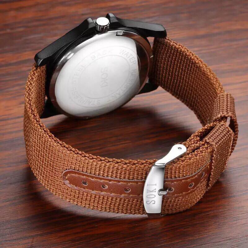 Đồng hồ thời trang nam nữ Soki SK01 quân đội dây dù có lịch xem ngày, siêu giảm giá | BigBuy360 - bigbuy360.vn