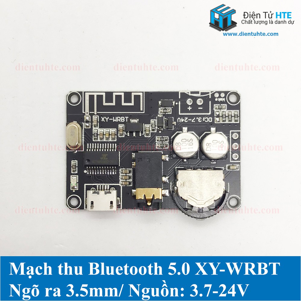 Mạch thu giải mã âm thanh Bluetooth 5.0 XY-WRBT [HTE Quy Nhơn CN2]