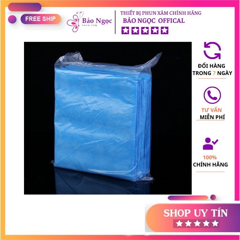 Tấm lót chải giường dệt cao cấp cho spa dùng 1 lần không thấm nước