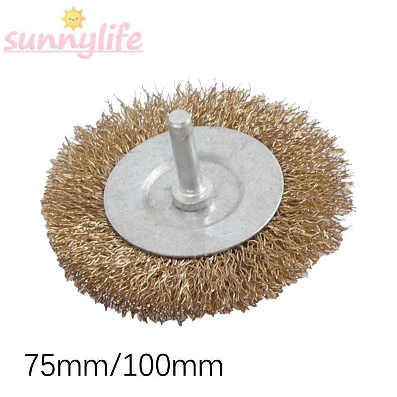 Wire Wheel Brush Sanding Workshop Antirust Electric Grinding Steel Rust