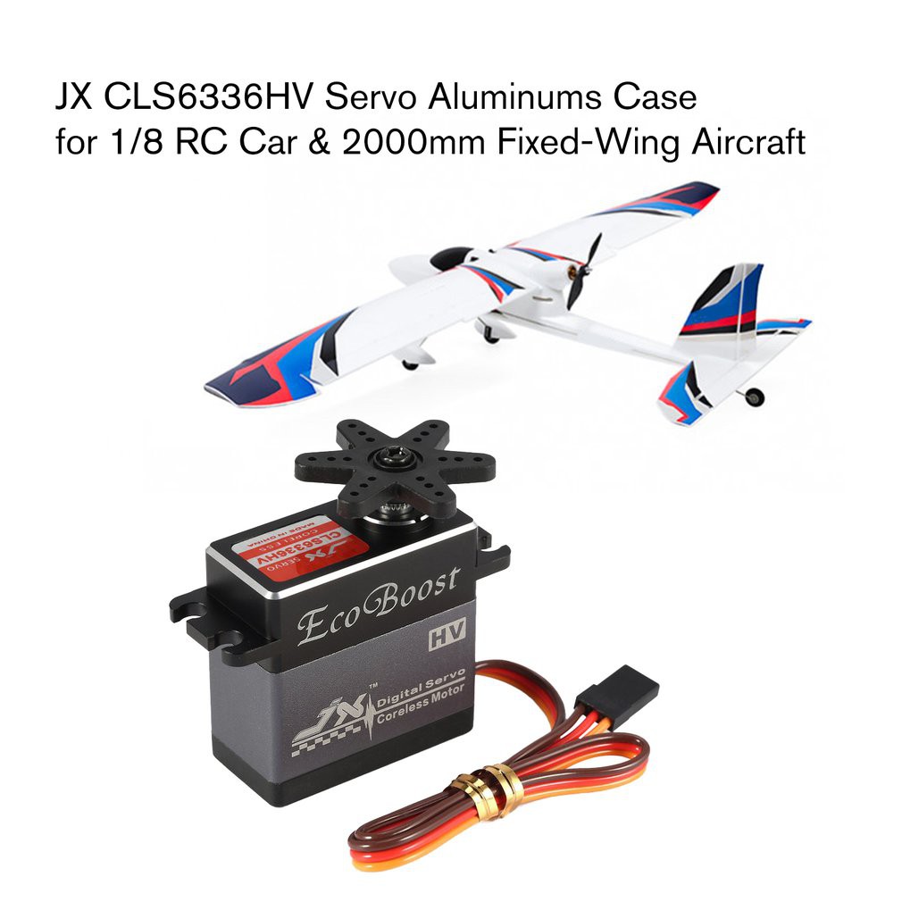 【điều khiển từ xa8/5】JX CLS6336HV 35KG Digital Metal Gear Coreless Servo for 1/8 RC Car Airplane