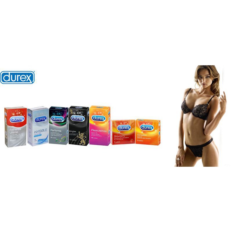 [SIÊU MỎNG – YÊU SIÊU THÍCH] Bao Cao Su Durex Performa (Hộp 12 cái)-Xuất Xứ Chính Hãng