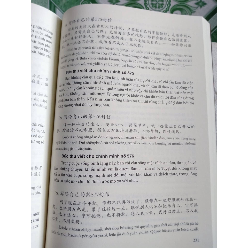Sách - Combo: 999 bức thư viết cho bản thân + 5099 từ vựng HSK1 – HSK6 tam ngữ Anh – Trung – Việt+DVD tài liệu