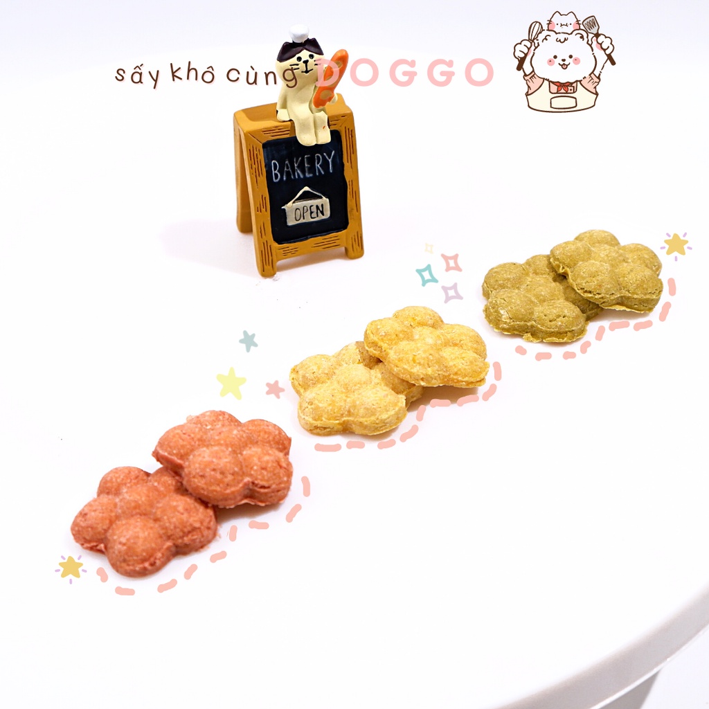 Treat Bánh Thưởng Cho Chó Phi Lê Gà Khoai Lang Yến Mạch Sấy Khô DOGGO Homemade Không Chất Bảo Quản 50G / Thức Ăn Cho Chó