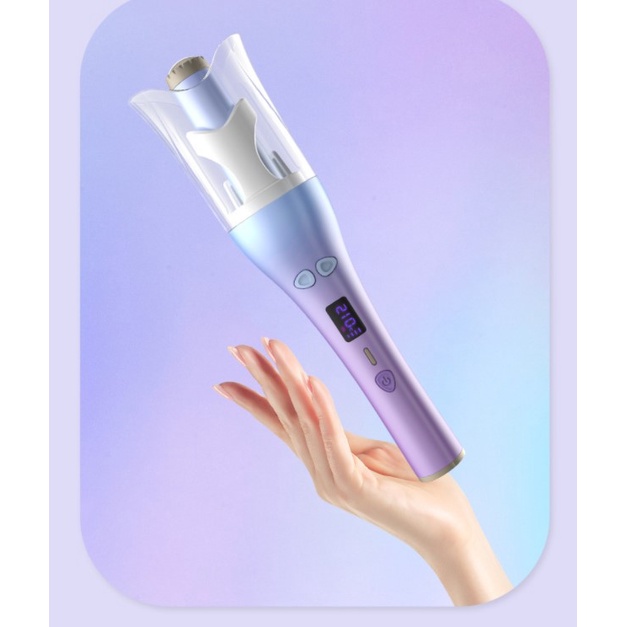 Neon074  Máy uốn tóc tự động xoay 360 độ làm xoăn tóc Đũa uốn tóc tự động Máy thùng quay lớn Điều khiển nhiệt độ thông minh Công cụ tạo kiểu chuyên nghiệp