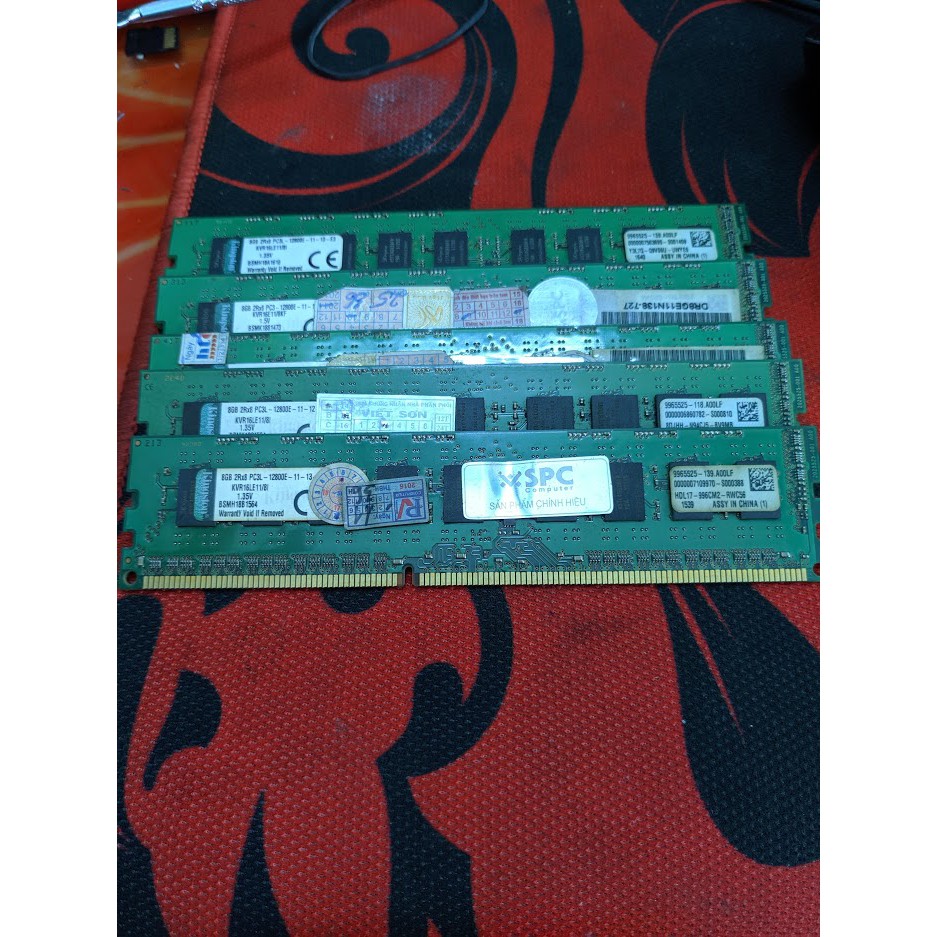 RAM PC DDR3 KINGSTON ECC 8GB BUS 1600 (SERVER) DIMM | BigBuy360 - bigbuy360.vn