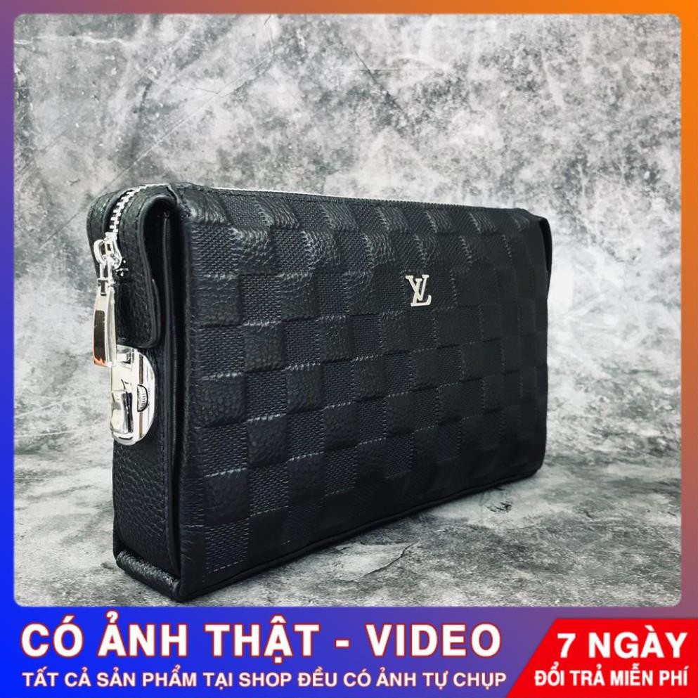 💎 FREESHIP 💎 Ví Cầm Tay Nam Da Thật.Clutch Nam khoá số Hàng Cao Cấp 💖HÀNG HIỆU 💖