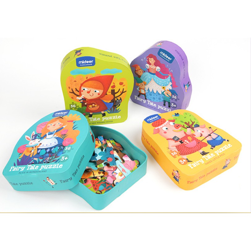 Puzzle fairy tales Mideer 4 mẫu