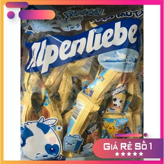kẹo mút alpenliebe vị sữa cả ramen/ vị dâu