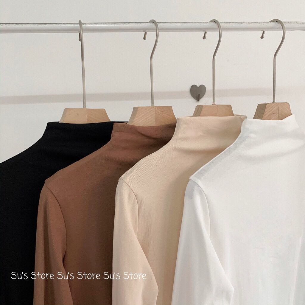 Áo giữ nhiệt cổ leo (có loại lót bông) A1106 và A2074 SUSTORE