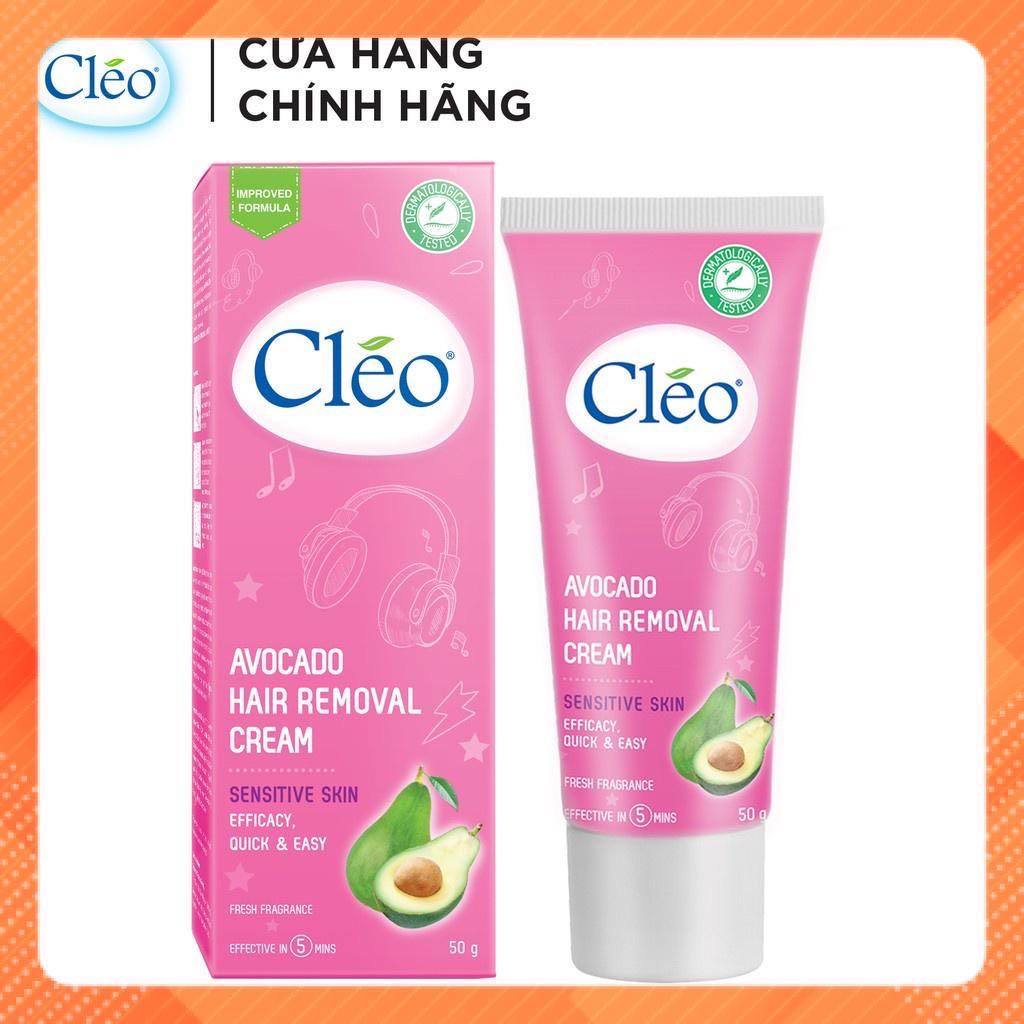 [Chính hãng] Kem Tẩy Lông Cho Da Nhạy Cảm Cleo Avocado Hair Removal Cream Sensitive Skin 50g