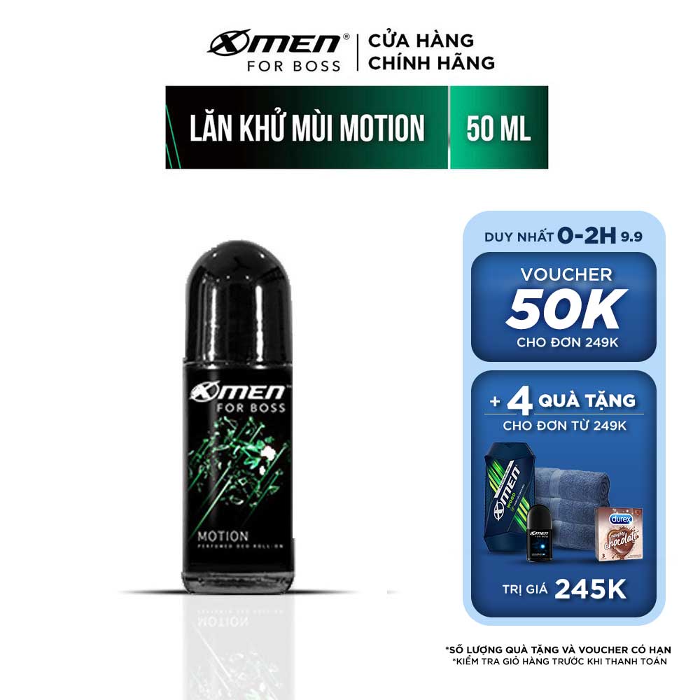 Lăn khử mùi X-Men for Boss Motion 50ml
