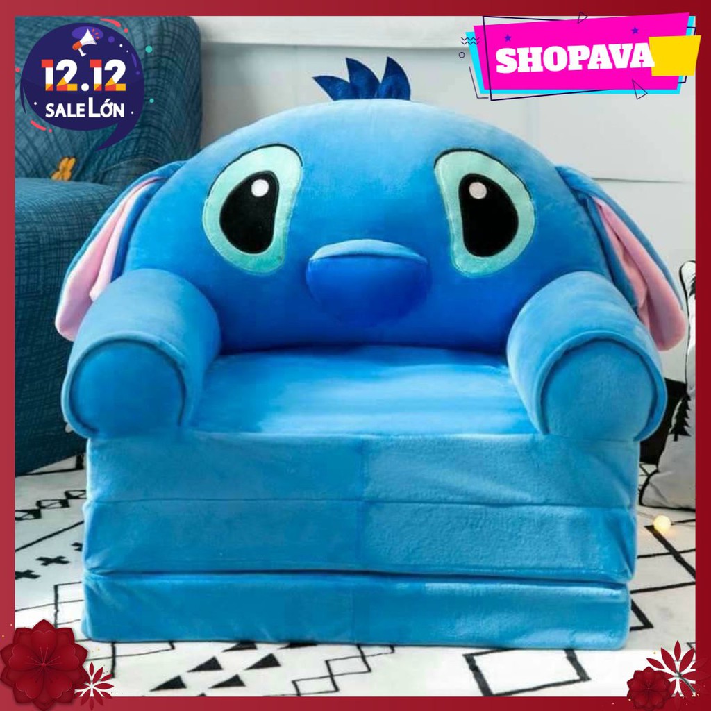 [shopava]Ghế lười hình thú,sofa giường cho bé thiết kế 2 trong 1 đa năng mẫu G1112