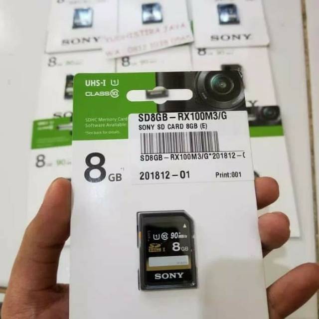 Thẻ Nhớ Sony Sdhc 8gb Tốc Độ 90mb / S