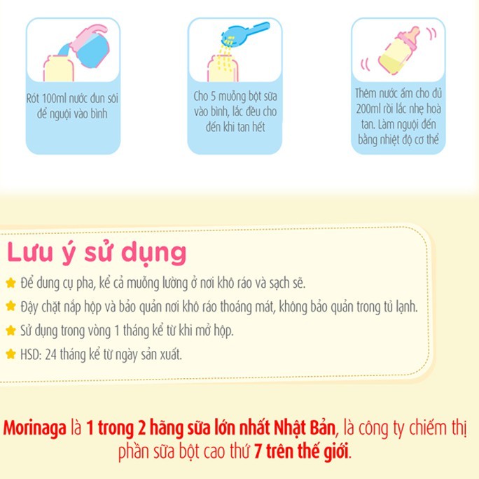 [Kèm quà] Sữa Morinaga số 2 Chilmil 850gr/ hộp bổ sung Lactoferrin giúp bé tăng cường sức đề kháng chính hãng