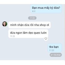 Cùi dừa tươi  - dừa bánh tẻ làm mứt - 1 ký