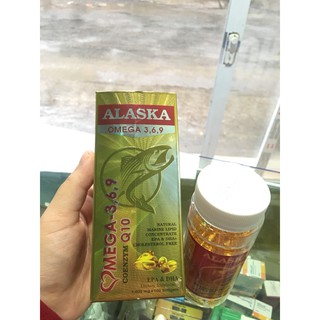 Omega 3 6 9 - Alaska - hộp 100 viên- cung cấp EPA DHA Omega