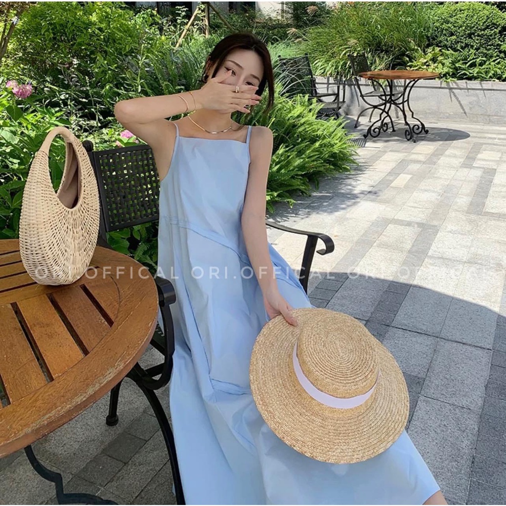 VÁY XANH COBAN CHẤT KATE HÀN