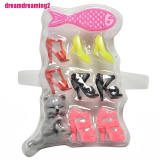 1 Bộ Giày Câu Cá Bằng Nhựa Dành Cho Búp Bê Barbie