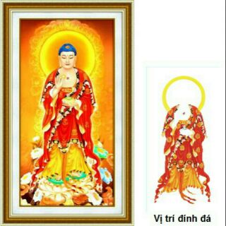 Tranh đính đá phật df2316