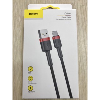 Cáp sạc Baseus Cafule Type-C 3A, Sạc nhanh Quick charge 3.0