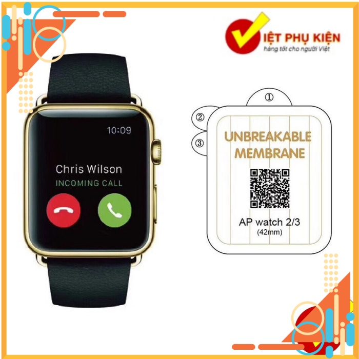 Dán PPF kim cương đồng hồ apple watch đầy đủ các bản - VIETPHUKIENHN