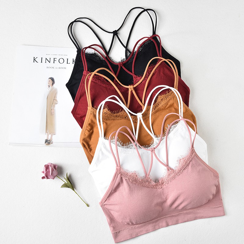 Áo Lót Màu Trơn Thoáng Khí Thoải Mái Cho Nữ