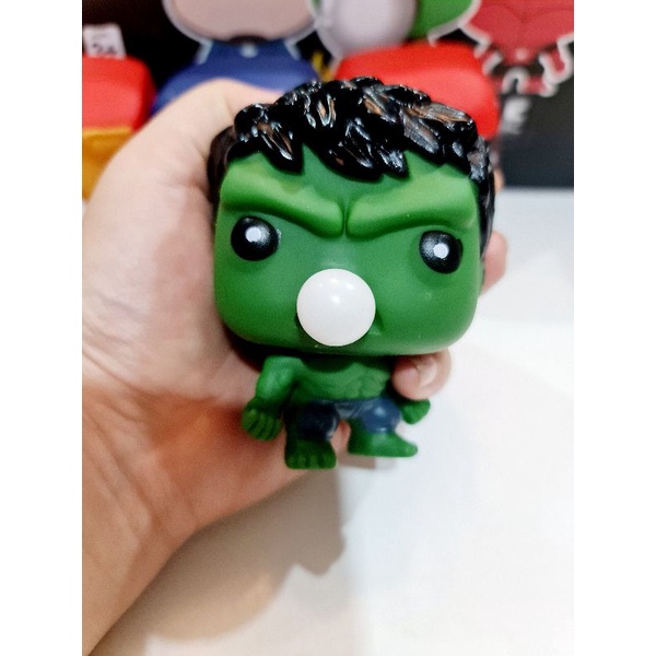 BỘ 4 SIÊU ANH HÙNG  DẠNG MOCHI THÚ THỔI BONG BÓNG, THÚ BÓP GIẢM STRESS