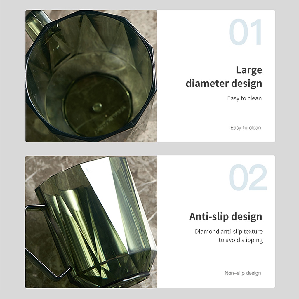 Cốc đựng bàn chải đánh răng JUJIAJIA di động trong suốt tiện lợi