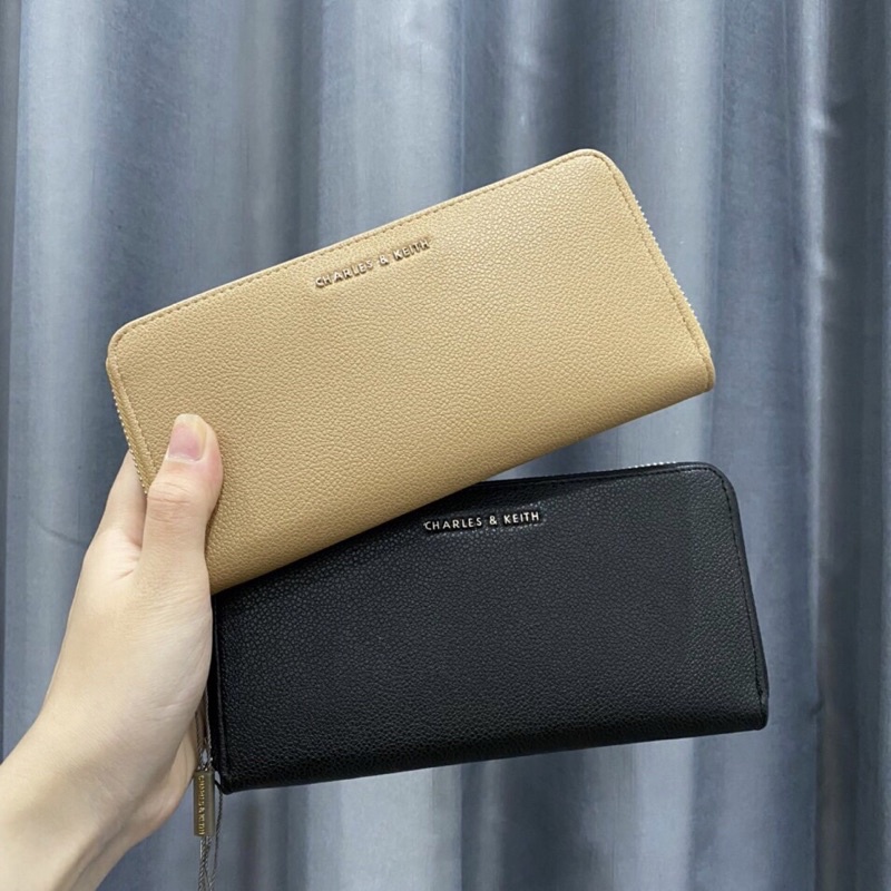✨ Full Box ✨ Ví Dài CNK Da Trơn Khoá Bạc CNK Xuất Dư