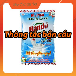 Bột thông tắc bồn cầu bể phốt Hando 300Gr [Chỉ dùng cho hầm cầu bể phốt không dùng cho đường ống]