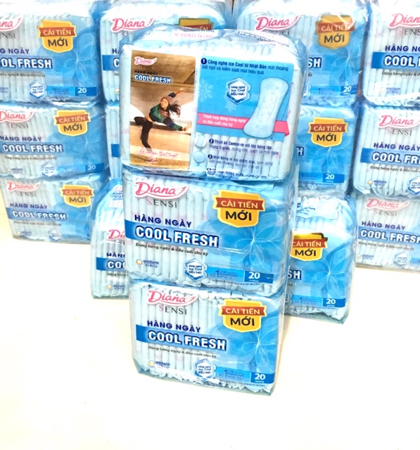 Băng vệ sinh Diana sensi hàng ngày cool fresh 20 miếng