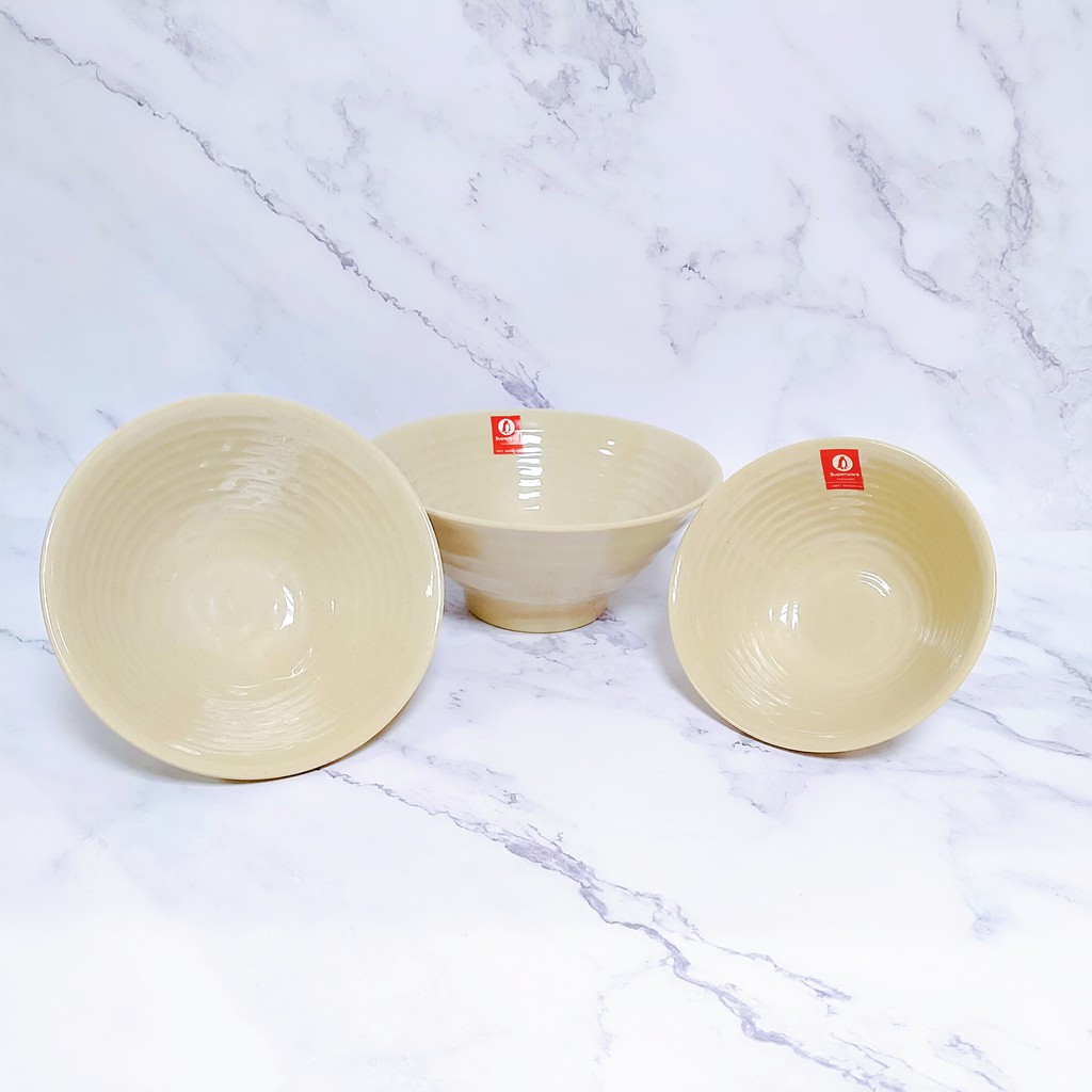 Bộ tô xoắn phong cách Hàn Quốc SUPERWARE Nhựa phíp 100% melamine