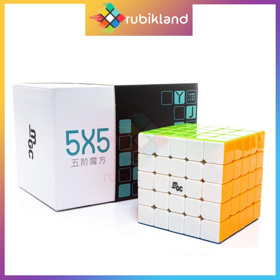 Rubik 5x5 YJ MGC 5x5 Có Nam Châm Stickerless Rubic Không Viền 5 Tầng Đồ Chơi Trí Tuệ Trẻ Em