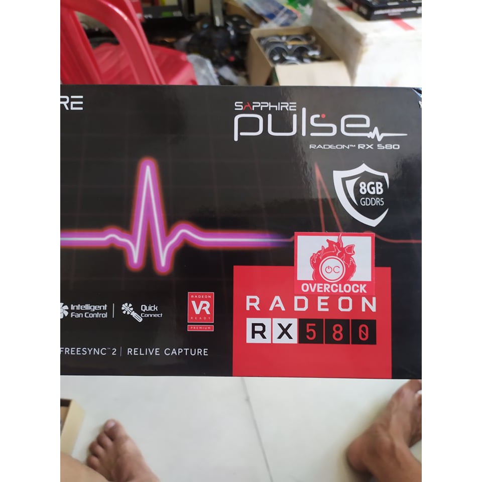 [Mã ELCL05 giảm 5% đơn 500K] Card màn hình Sapphire rx 580 4g fullbox | BigBuy360 - bigbuy360.vn