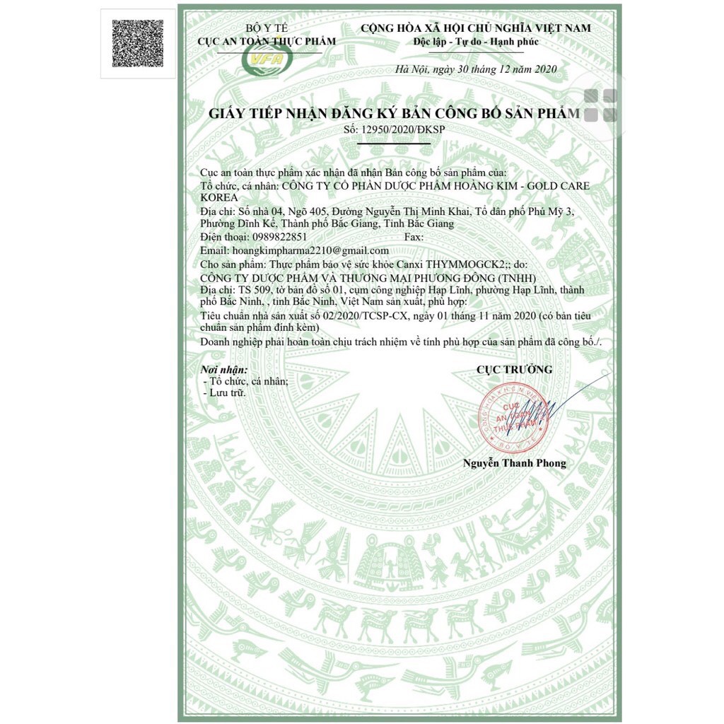 (CHÍNH HÃNG) - ỐNG CANXI-THYMMOGCK2 | BigBuy360 - bigbuy360.vn