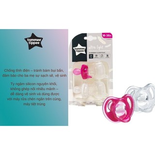 Ty ngậm Tommee Tippee 18-36 tháng vỉ 1 cái