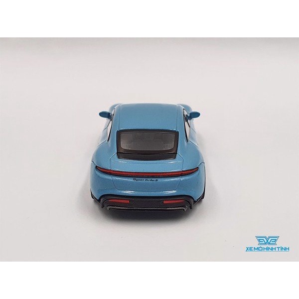 Xe Mô Hình Porsche Taycan Turbo S Frozen 1:64 MiniGT ( Xanh )