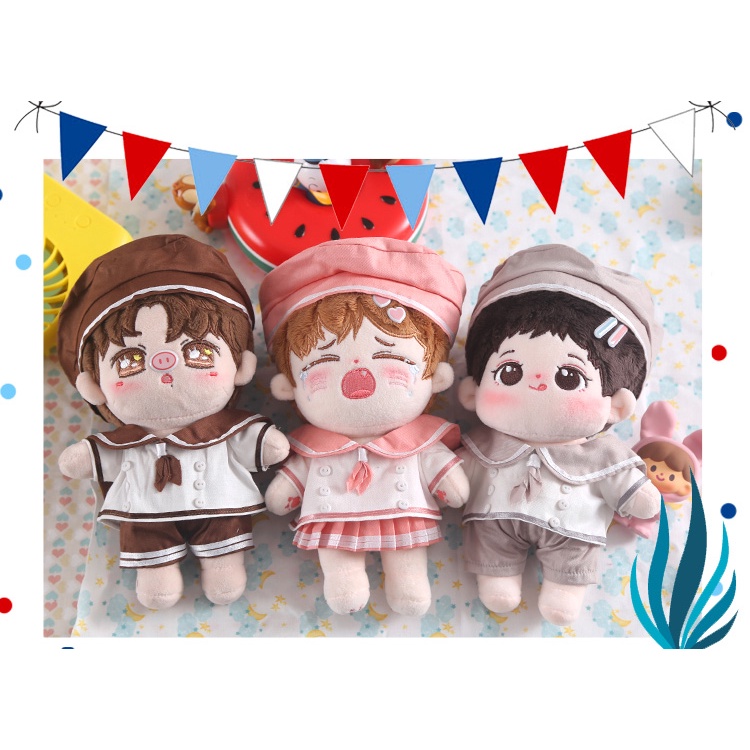 BỘ ĐỒ ĐỒNG PHỤC THỦY THỦ CHO DOLL 15/20CM