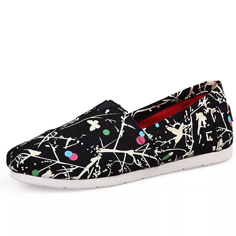 ⚡️[FREE SHIP]⚡️Giày toms CHẤM BI ĐEN 2020, BLACK | BigBuy360 - bigbuy360.vn