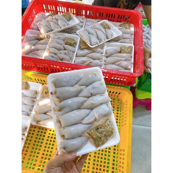[ PHÚ NHUẬN]MỰC NHỒI THỊT KHAY KÈM THỊT