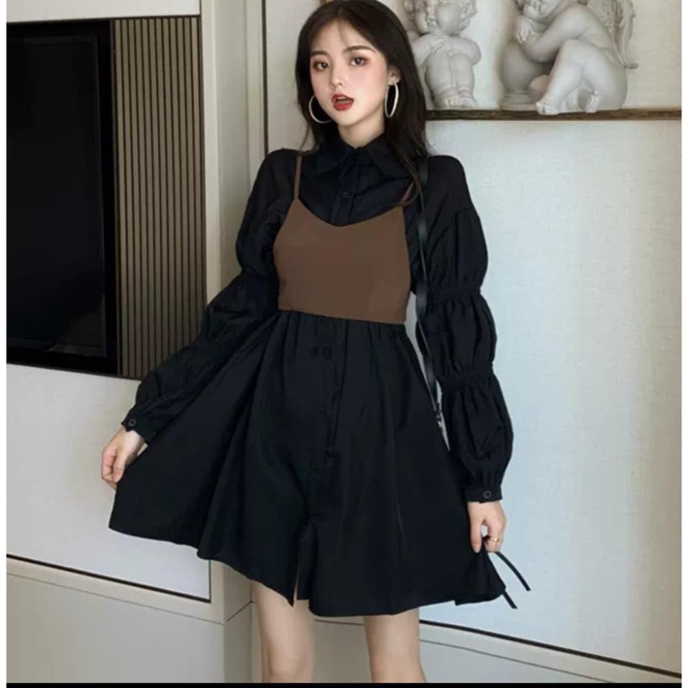 Set váy kèm gile 💖FREESHIP💖  Set váy đen kèm gile màu cực tây phong cách AD52 - Anhduong.store | BigBuy360 - bigbuy360.vn