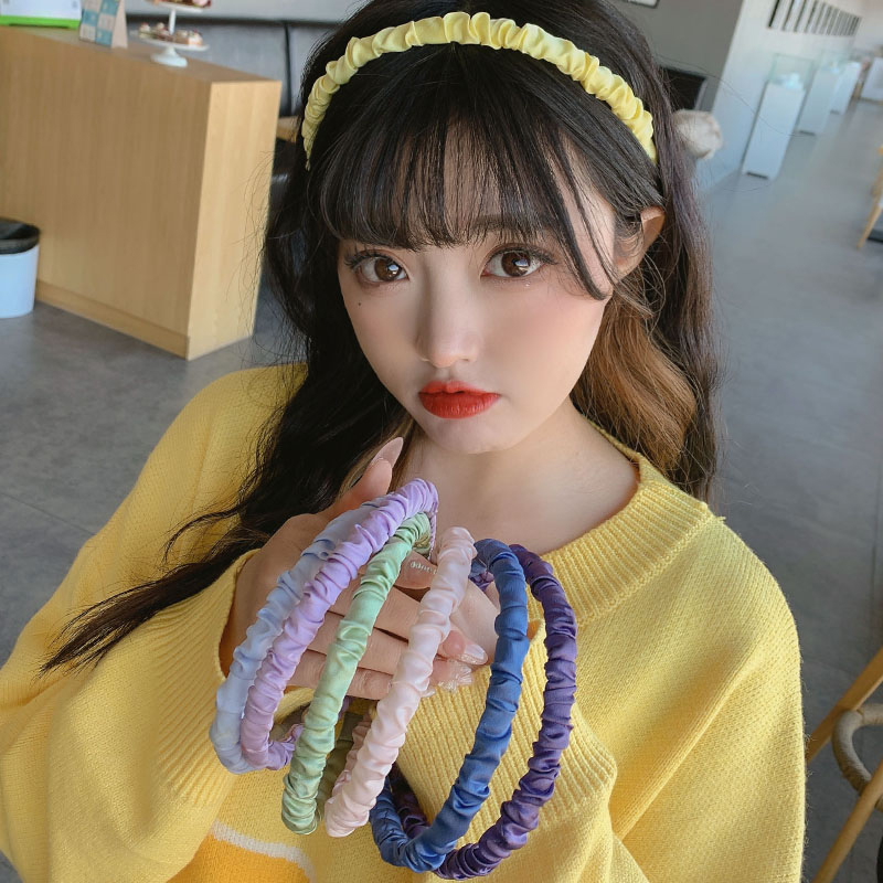 Cài tóc bằng vải satanh thời trang cho nữ