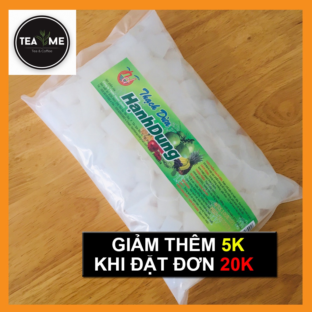 Thạch Dừa Hạnh Dung Gói 1kg - Giá Sỉ - Dùng Làm Trà Sữa Và Trà Hoa Quả