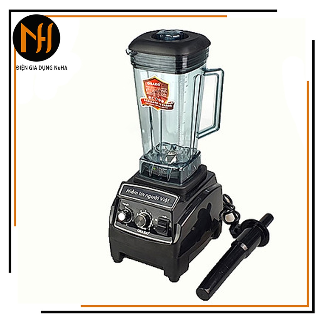 Máy xay sinh tố công nghiệp công suất lớn 1800W xay cực mạnh Osako, có linh kiện thay lâu dài,chuyên dùng quán
