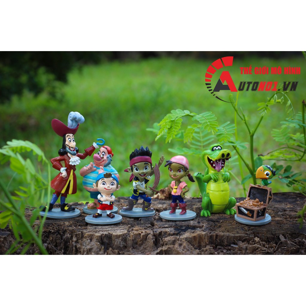 MÔ HÌNH NHÂN VẬT JACK VÀ FANTASY ISLAND SET 7 CON 9CM 6912