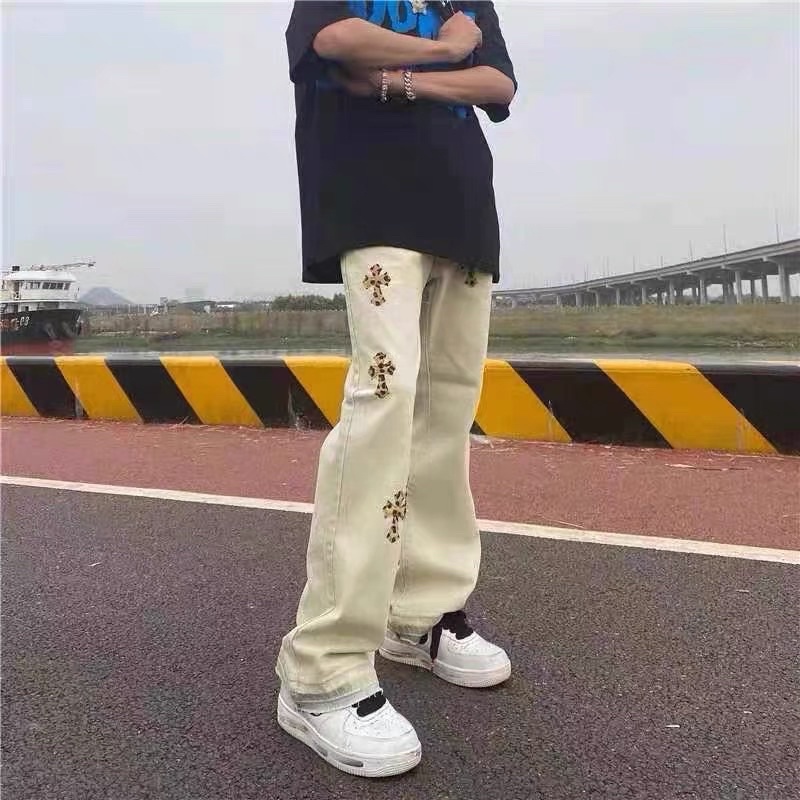 Quần Chorme hearts Da báo