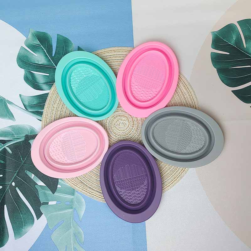 Miếng Silicone Vệ Sinh Cọ Trang Điểm Gecomo Không Làm Tổn Thương Tóc YR